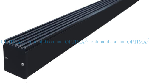 Линейный подвесной светильник ДСО Premium 80Вт 5000К черный Optima фото 5