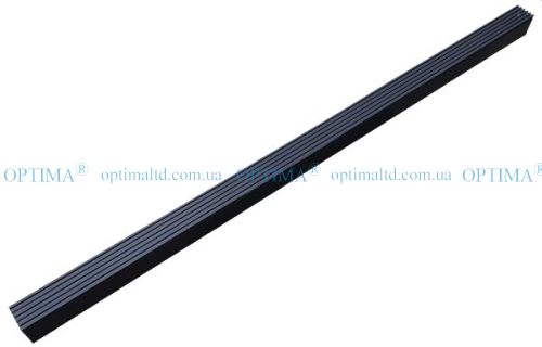 Профиль для линейного подвесного светильника ДСО Premium 2400мм черный Optima фото 4