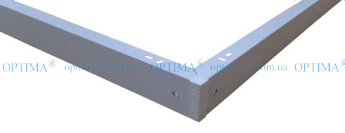 Рамка для накладного монтажа led панелей 600x600 Optima (стальная) фото 2