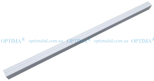 Профиль для линейного подвесного светильника ДСО Premium 2400мм белый Optima фото 4