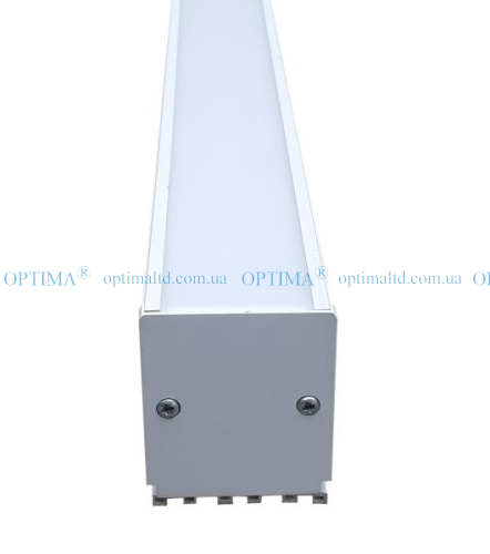 Лінійний підвісний світильник ДСО Premium 40Вт 4000К білий Optima фото 3