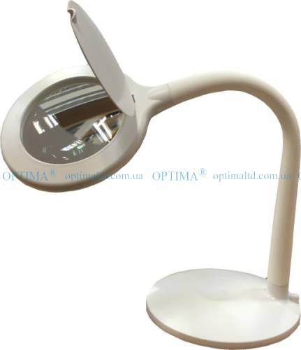 Настільна лампа зі збільшувальним склом Led 3D Objective Optima