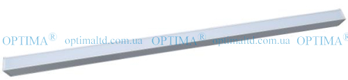 Лінійний підвісний світильник ДСО Premium 40Вт 4000К білий Optima фото 4