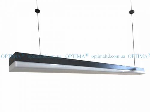 Led світильник ДСО 36Вт 6500К чорний Optima