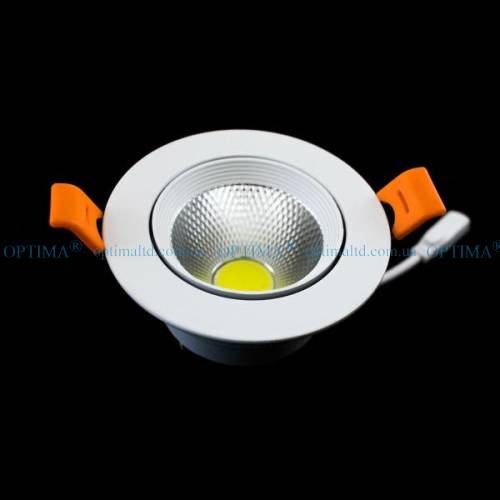 Світлодіодний світильник Downlight DL-7W-R-COB 7Вт 6000K меблевий фото 2