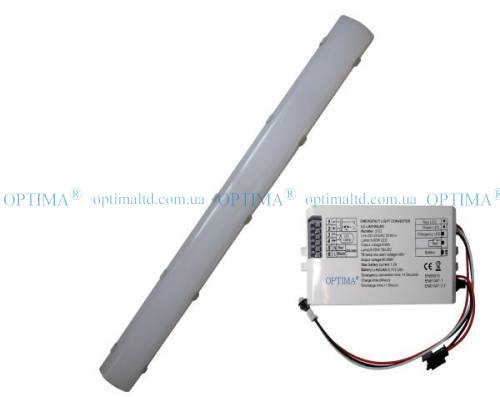 Led світильник ДПП 40Вт 1200мм з блоком живлення Optima
