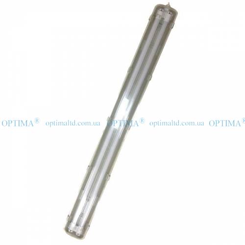 Світлодіодний світильник (корпус) 2x36 1200мм IP65 Optima