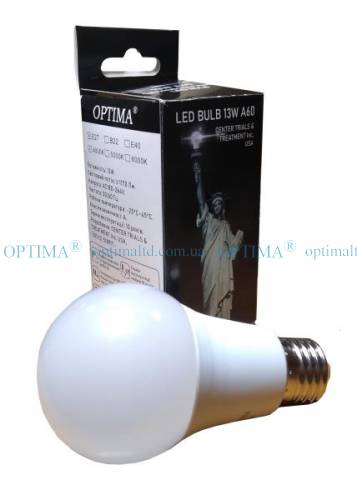 Світлодіодна лампа 13Вт E27 4000К Optima фото 2