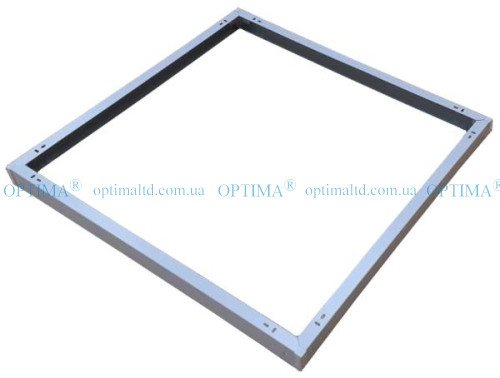 Рамка для накладного монтажа led панелей 600x600 Optima (стальная)