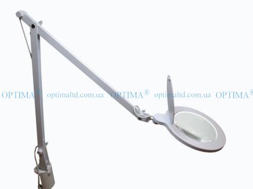 Лампа лупа Led 3D з регулюванням яскравості Objective Optima