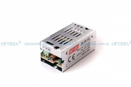 Блок питания для led ленты 15W 12V 1,25А с перфорацией