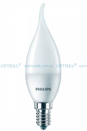Лампа LED Candle BA 6.5W 4000K E14 Philips