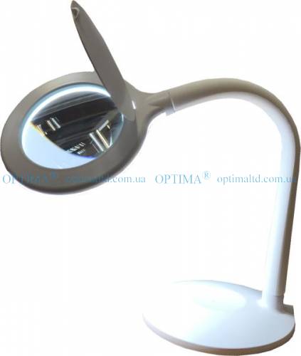 Настольная лампа с увеличительным стеклом Led 3D Objective Optima фото 2