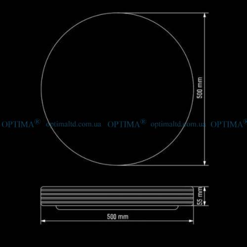 Светодиодный светильник SMART SML-R04-80 3000-6000K 80Вт с д/у фото 3